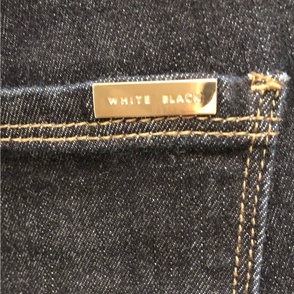 White House Black Market Dark Wash Flare Jean - Picture 3 of 5